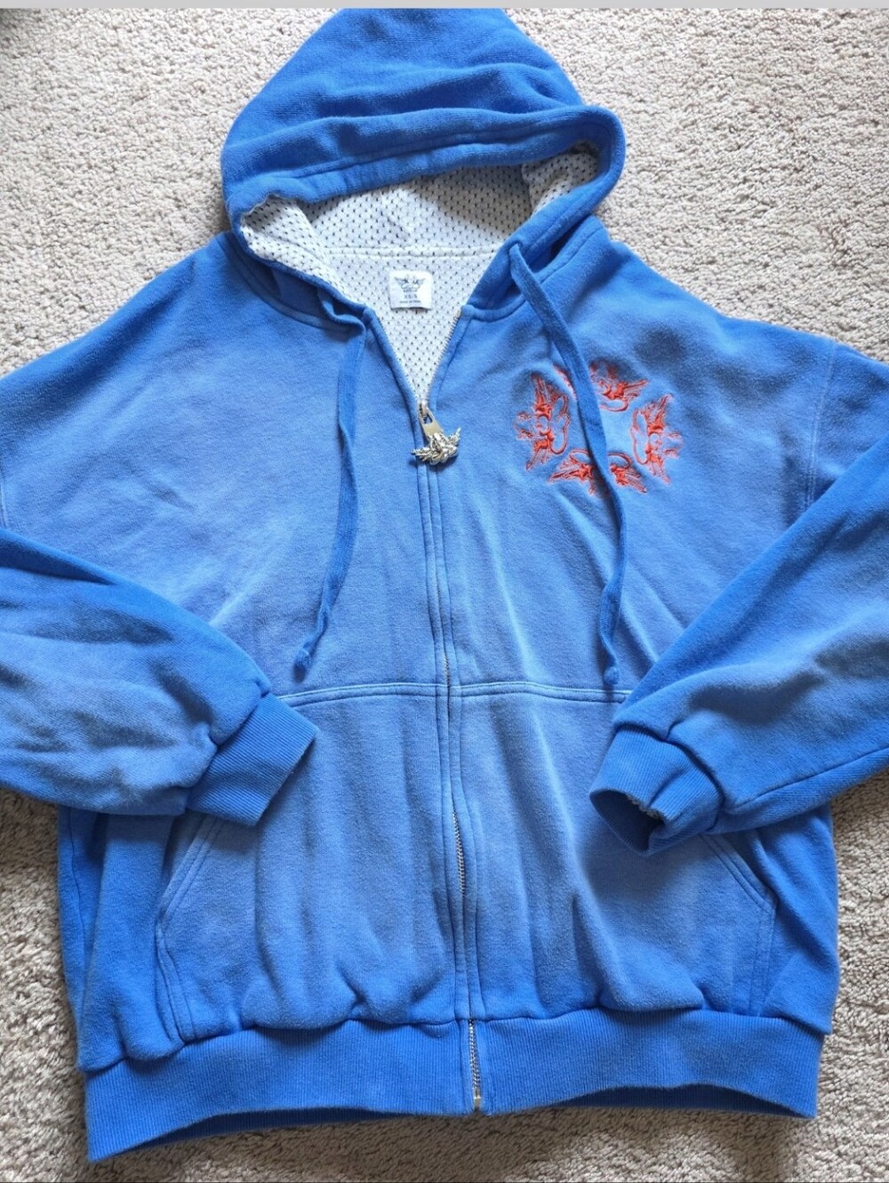 Boys Lie Electric Love Zip Graphic Hoodie XS/S